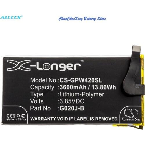Cameron Sino 3600mAh Battery G020J-B for Google G020P,Pixel 4 XL