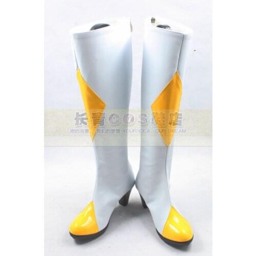 Code Geass CC White Girls Cosplay Long HALLOWEEN Boots C006