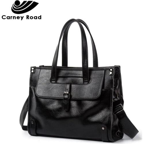 Carney Road Men's Leather Briefcases