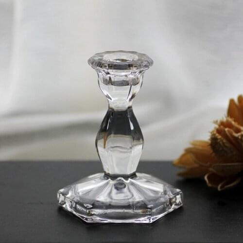 Centerpiece Glass Candle Holder Gift Wedding Nordic Small Candle Holder Modern Living Room Centro De Mesa Home Decoration DL60ZT