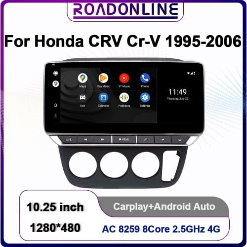 COHO For Honda CRV Cr-V 1995-2006 Android 10.0 Octa Core 4+64G Car Multimedia Player Stereo Receiver Radio