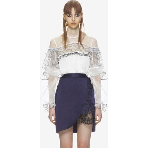 DORLA COOL Transparent Blouses