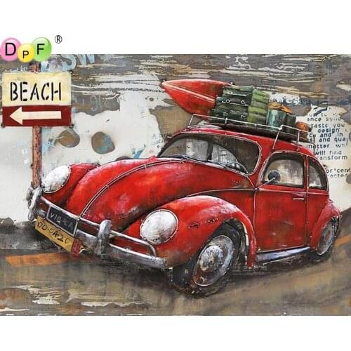 DPF 5D Round/Square full Diamond Painting Cross Stitch car Crafts Diamond Embroidery Mosaic Needlework kits Home Decor