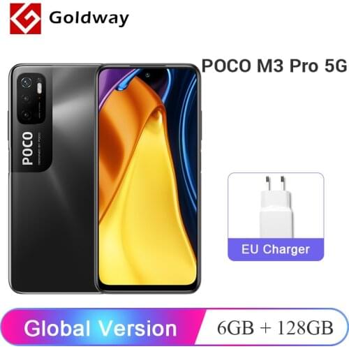 Global Version POCO M3 Pro 5G 6GB 128GB Smartphone Dimensity 700 Octa Core 90Hz 6.5" FHD+ DotDisplay 5000mAh 48MP Triple Camera