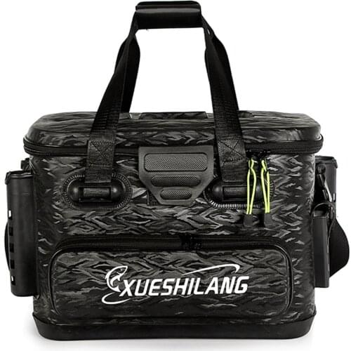 30L/44L Sea Fishing Box Live Fish Barrel Fish Cage Fish Barrel Thickened Fish Box Multifunctional Large Capacity Fishing Bag