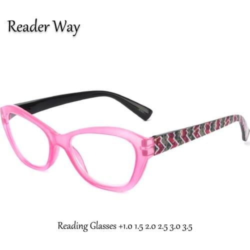 Fashion Jelly Color Ladies Reading Glasses Cat Eye Frame High Quality Reader Women Presbyopic Eyeglasses 1.0 1.5 2.0 2.5 3.0 3.5