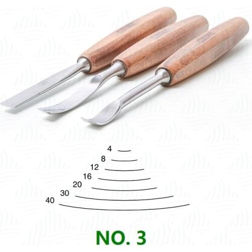 Narex No. 3 outline carving chisel carving curved chisel