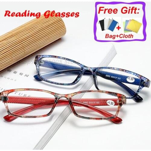 2021 New Men Women Reading Glasses Farsighted Vision Glasses For Hyperopia With Spring Hinge Eyeglasses Points+1+1.5+2+2.5+3+3.5