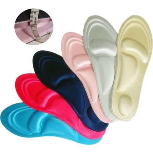 4D Memory Foam Orthopedic Insoles For Shoes Women Men Flat Feet Arch Support Massage Plantar Fasciitis Sports Pad