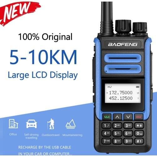 Real 10W Baofeng BF-F7 Walkie Talkie Portable Two Way Ham CB Radio 136-174/400-520MHz FM Transceiver Hunting Transmitter UV-5R