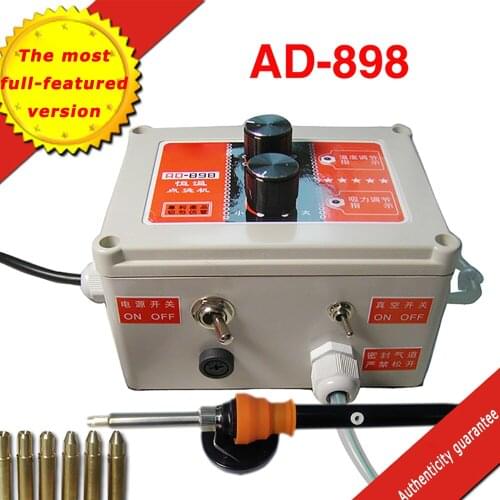 AD-898 Welding Machine Point hot drilling pen Driller manual automatic suction drilling point hot drilling equipment 18W