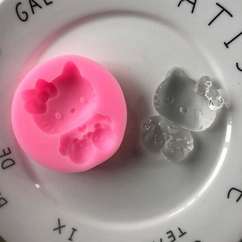 Spot wholesale cartoon silicone mold mobile phone drop glue mold decoration DIY Mould XGY-54