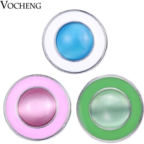 Vocheng Ginger Snaps Colorful UFO 3 Colors Interchangeable snap button Jewelry Vn-1840