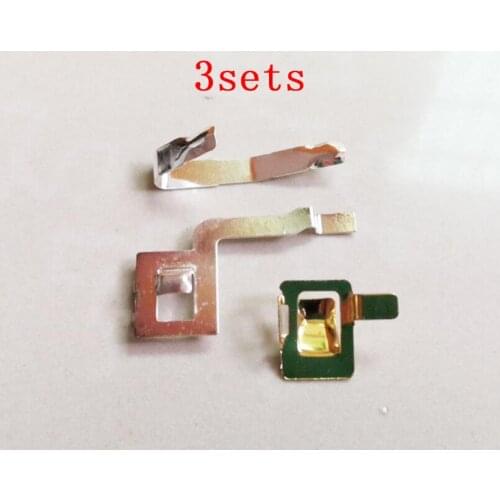 3 Sets TZ SFM Chassis Battery Terminal Conductive Brass Sheet Spare Parts For Tamiya Mini 4WD Car Model