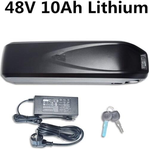 Green power 48v 10ah lithium bottle type battery for electric bike electric scooter mountain bike electric wheelchair +charger