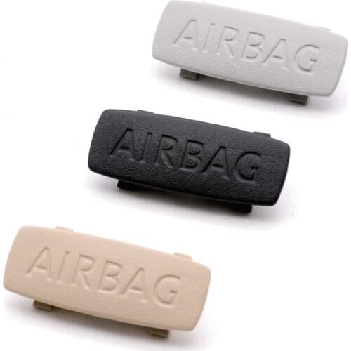 1PCS 3C0853437 Car Airbag A B C Pillar Insert Trim Cover "AIRBAG" Badge For CC Golf Jetta Passat Polo Touran 5G0853437 1K0853437
