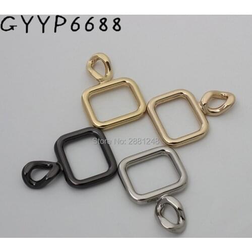 10-30pcs High Quality connect buckel die casting metal fitting hardware bags accessories screw Hanger connector wholesale