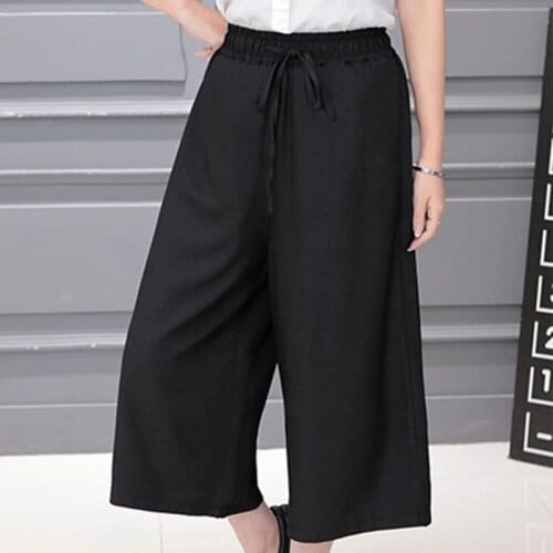 ANASUNMOON Women's Cropped Trousers