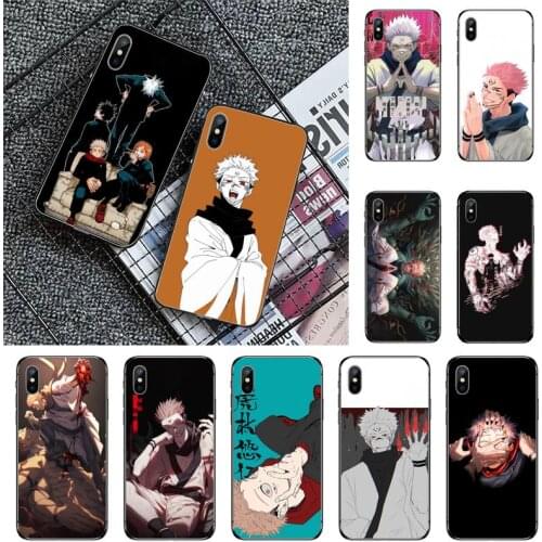 Jujutsu Kaisen Sukuna anime Phone Case for iPhone 11 12 pro MAX MINI XS 8 7 6 6S Plus X 5S SE 2020 XR