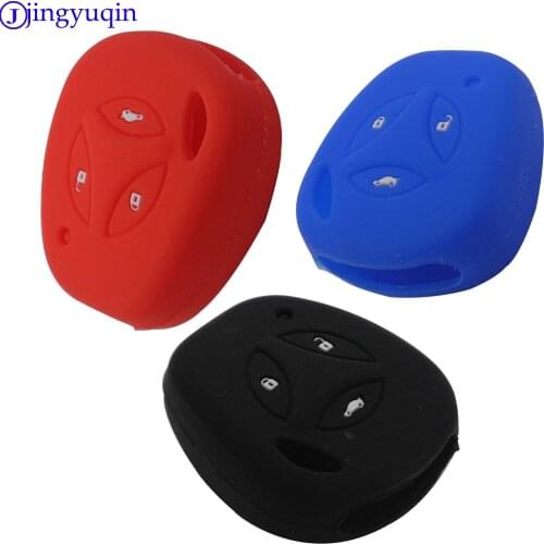 Jingyuqin New Remote Car Key Fob Silicone Case Cover Protector For LADA Granta Largus 4X4 Kalina Priora Refit Key Case Bag