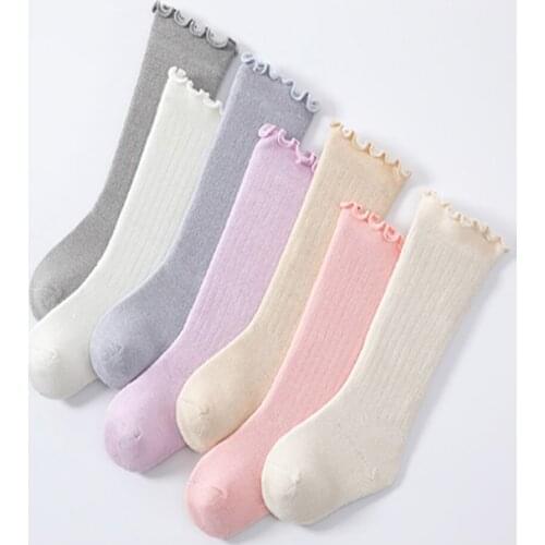 Baby Stockings Newborn Baby Girl Boy Legwarmers Toddler Summer Boy Stocking Cotton Thin Silk Stockings Legs Warm Baby Long Socks