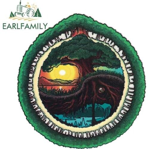 EARLFAMILY 13cm x 12.3cm Personality Tree of Life Vinyl Decal Motorcycle Car Sticker Auto Truck Window Waterproof Car Styling