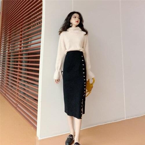 Вязаные юбки-карандаши EASTQUEEN China At AliExpress