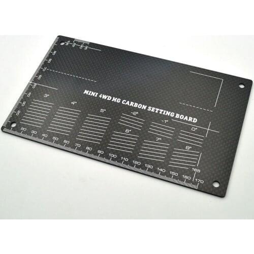 MINI 4WD HG Carbon Fiber Setting Board Shaking Plate 95507/94823 Tool for Tamiya Mini 4WD Racing Car Model