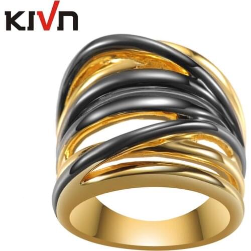 KIVN Fashion Jewelry Simple Smooth Plain Rings for Women Mothers Day Birthday Christmas Gifts