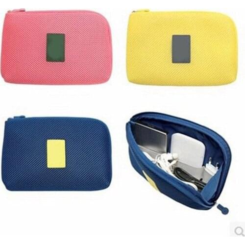 Portable Organizer Storage Bag for Electronic Accessories Storage Bag Organizer Headset Data Cable Storage Pouch Mutifunction