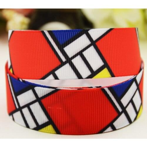 22mm 25mm 38mm 75mm Painting printed Grosgrain Ribbon party decoration 10 Yards X-03512