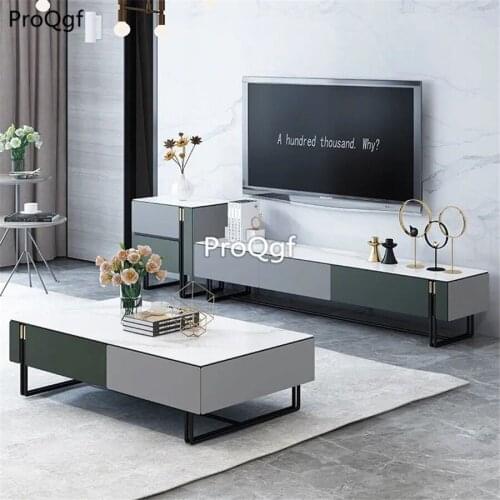 Prodgf 1Pcs A Set ins Luxury European TV Cabinet and Sofa Table