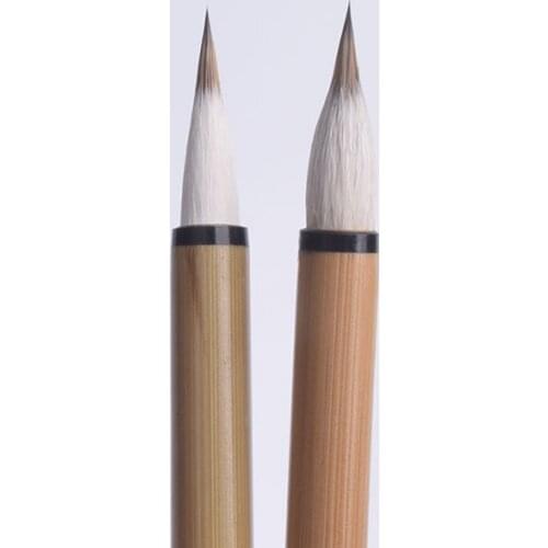 Seven purple three sheep purple milliliters small regular script Lingfei Sutra transcribing writing brushcalligraphy