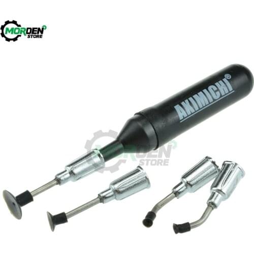 SMD IC Vacuum Sucking Pen Picker Pick Hand Tool 4 Suction Headers Welding Supplies for MT-668
