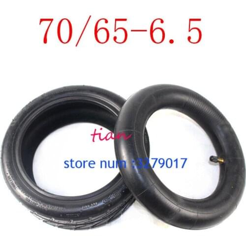 High Performance 10 Inch Scooter Tyres 70/65-6.5 Tubeless Vacuum Tyre or 70/65-6.5 Tire Inner Tube for Electric Balance Scooter