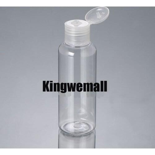 100ML PET bottle or plastic lotion bottle with butterfly cap can used for Cosmetic Packaging PTG23