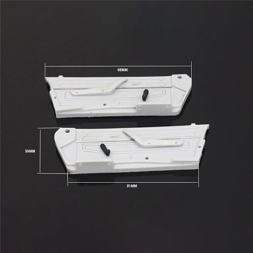 2pcs Simulation Car Door Interior Panel Sets DIY Decoration for 1/10 Tamiya TF2 RC Car Accessories Parts