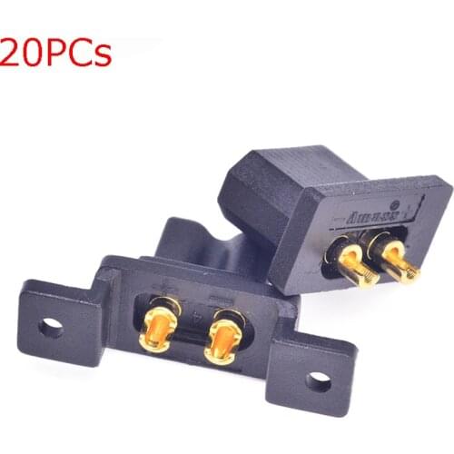 20PCs Amass XT30G Plug Connector with Screws Male Female Can Fix XT30U Universal For RC Quadcopter FPV Racing Drone Lipo Battery