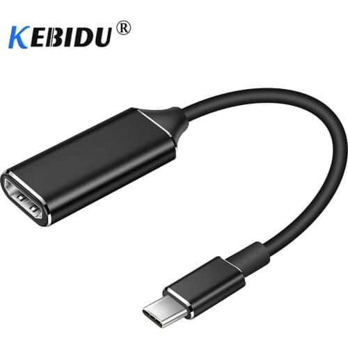 4K 30Hz USB C to HDMI-compatible AdapterCable for MacBook Samsung Galaxy S10 Huawei Mate P20 Pro USB-C HDMI-compatible Adapter