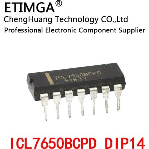 5PCS/LOT ICL7650SCPD ICL7650SCPDZ DIP14