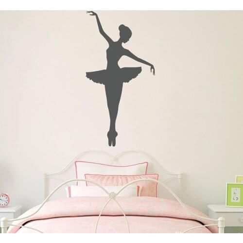 Ballerina Wall Decal Ballet Wall Stikcer For Girls Bedroom Dancer Mural Home Decor Living room Decoration Dancing Stikcers C211