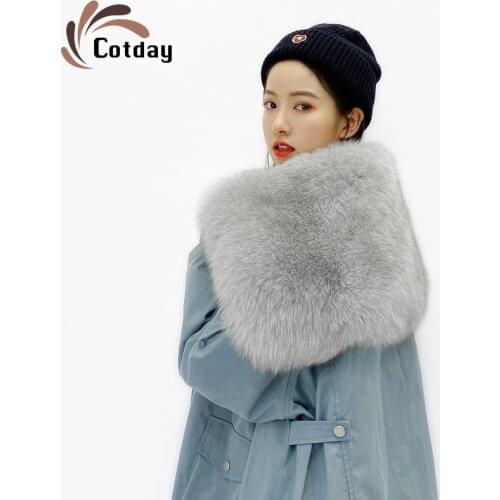Cotday Casual Navy Collar Fox Fur Collar Rabbit Fur Liner Short Imitation Fur Coat Woman Fall Winter 2021 Style Woman Overcoat