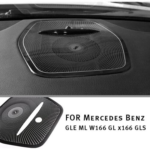 Car Dashboard Speaker Grille Dashboard Speaker Cover Decoration for Mercedes-Benz GLE ML W166 GL X166 GLS