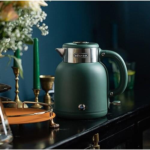 Electric kettle thermostatic kettle boiling kettle thermal insulation 304 stainless steel double-layer anti scalding 1.5L