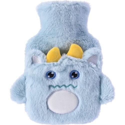 Hand Warmer Water Injection Bags Faux Fur Cover Portable Cute Gift Stress Pain Relief Therapy Cartoon Reusable Winter Handwarmer