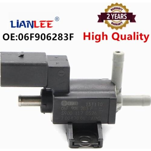 1PCS Turbo Boost Control Valve Turbocharger Solenoid Valve For Volkswagen Passat AUDI A4 A5 A6 Q5 TT OEM 06F906283F