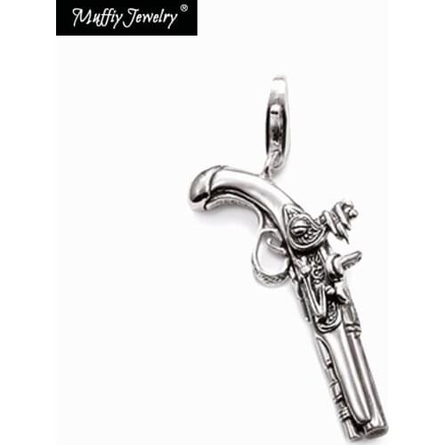 Pirate Gun Classic Pendant,Europe Style Rebel Fashion Good Jewelry For Men And Women, Gift In 925 Sterling Silver