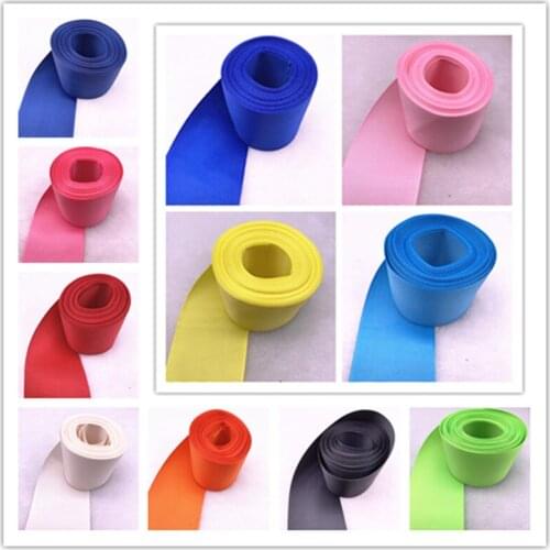 5yards 10/15/25/38/50mm Grosgrain Satin Ribbons for Wedding Christmas Party Decorations DIY Bow Craft Ribbons Supplies