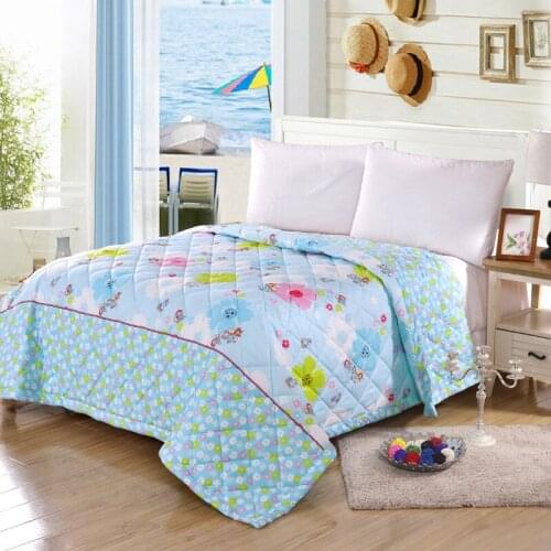Summer Fashion Free Quilt Gift Quilt Air-conditioning Quilt Cool Quilt Double Washed Sanded Thin Quilt Air Conditioning Blanket