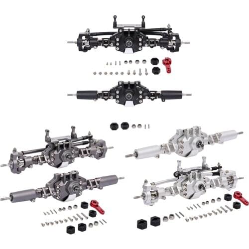 Metal RC Car Front Rear Axle for Axial 90046 1/10 RC Crawler Car Accs Parts